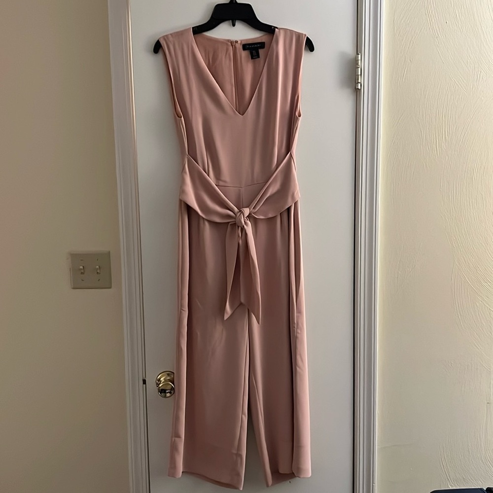 Tahari cropped jumpsuit